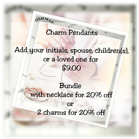 Inspirational Sentiments Charm Pendants - Picture 2 of 5